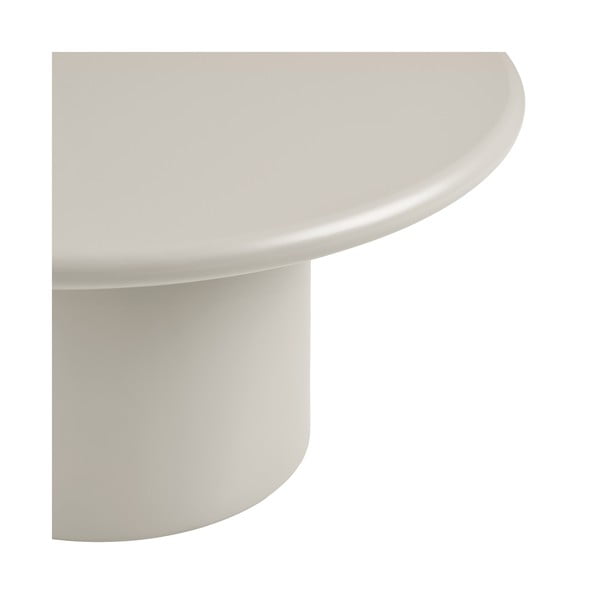 Kremno bela okrogla mizica ø 80 cm Nagano – House Nordic-image-2