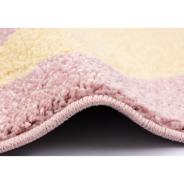 Rumena/rožnata otroška preproga 120x170 cm Hugsy Vanilla – FD-image-2