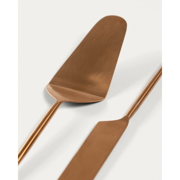 Komplet za serviranje torte iz nerjavečega jekla 2 ks Kelda – Kave Home-image-1