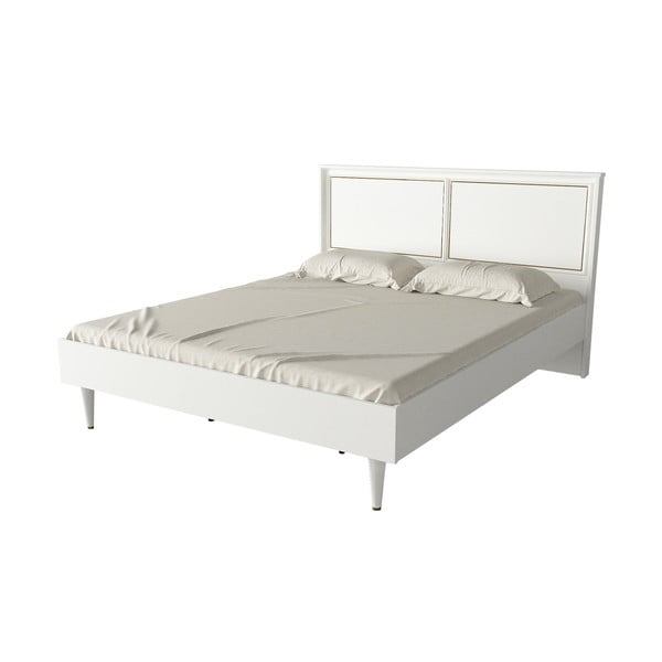Bela zakonska postelja 160x200 cm Ravenna – Kalune Design
