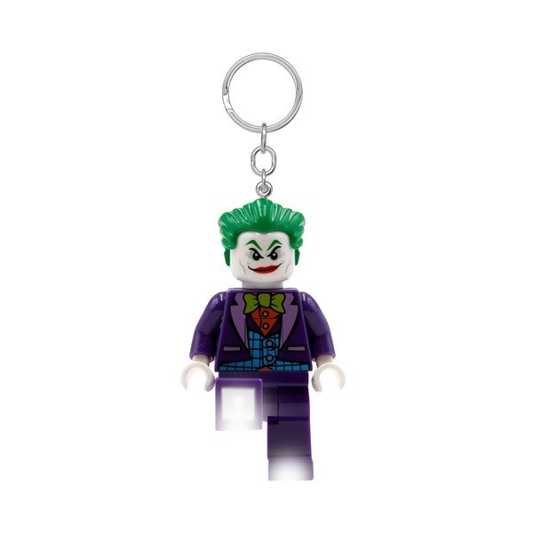 Obesek za ključe z lučko DC Joker – LEGO®