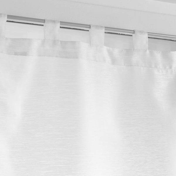 Bele prosojne zavese iz tančice v kompletu 2 ks 45x90 cm Lissea – douceur d'intérieur-image-1