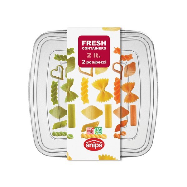 Komplet 2 škatlic za hrano Snips Classic, 2 l-image-2