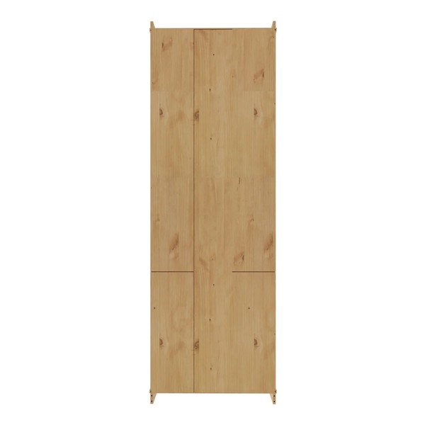 Vitrina iz masivnega bora v svetli naravni barvi 74x223x37 cm Anita – Støraa-image-4