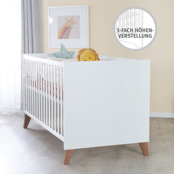 Bela/naravna otroška posteljica 70x140 cm Ole – Roba-image-1