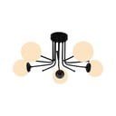 Črna stropna svetilka Squid Lighting Star, višina 34 cm