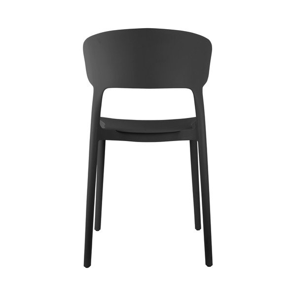 Črni plastični jedilni stoli v kompletu 4 ks Fain – Leitmotiv-image-4