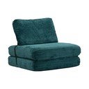 Zelenomoder raztegljiv fotelj iz tkanine bouclé Faster – Mauro Ferretti