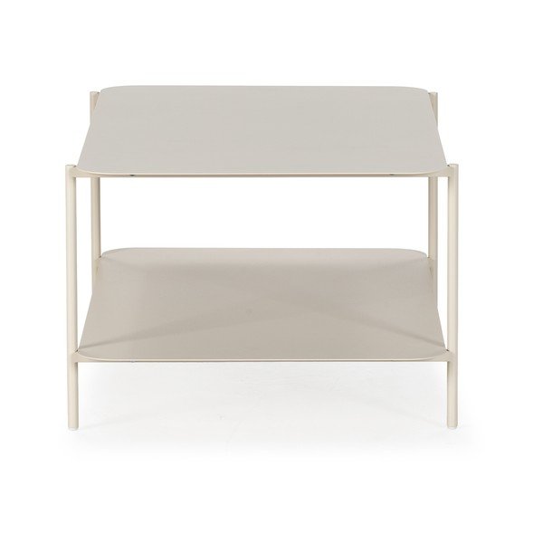 Kremno bela kovinska klubska mizica 58x90 cm Beatrix – MOME-image-2