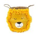 Rumena/naravna otroška škatla za shranjevanje iz morske trave ø 30x28 cm Lion – Compactor