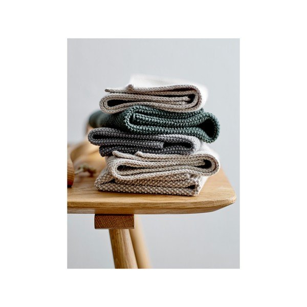 Komplet 3 bež bombažnih kuhinjskih krp Södahl, 30 x 30 cm-image-2