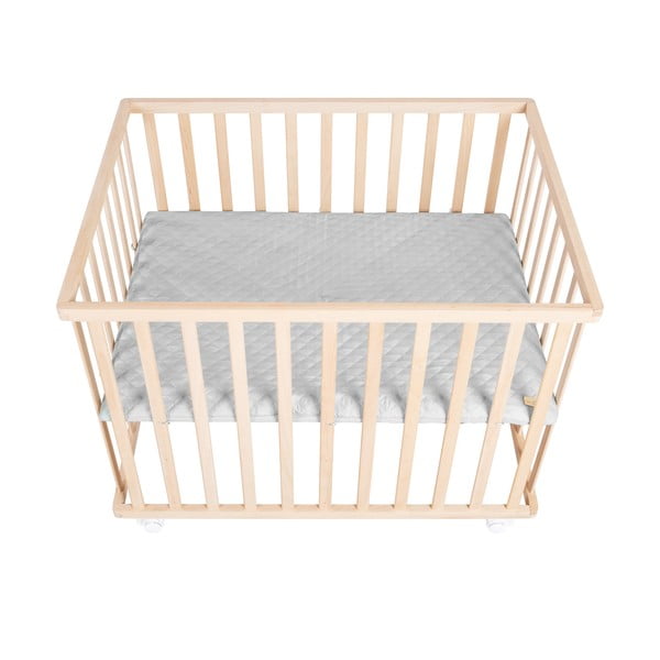 Siva stajica iz masivne bukve 75x100 cm Roba style – Roba-image-2