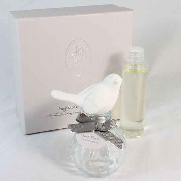 Parfumirana glinena ptica 100 ml - beli cvet-image-1