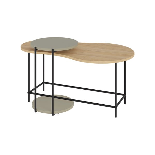 Mizice v kompletu z mizno ploščo v hrastovem dekorju 2 ks 65x103 cm Rosie – Marckeric