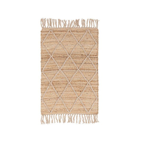 Ročno tkana preproga iz jute v naravni barvi 60x90 cm Shaila – Yes Everyday