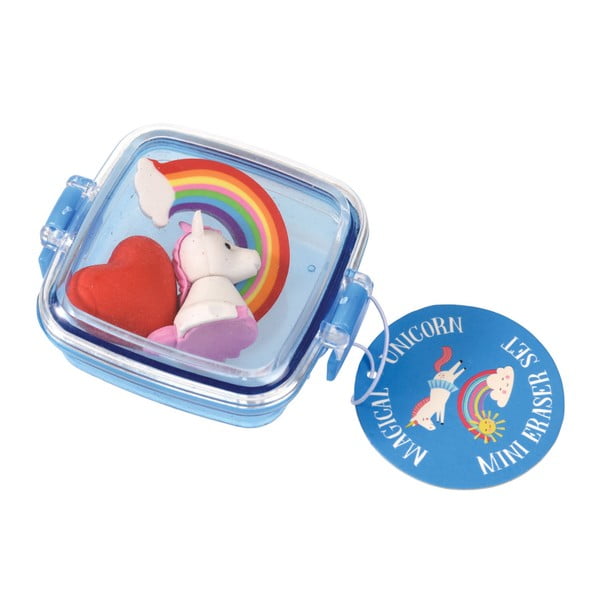 Komplet 3 radirk v škatli Rex London Magical Unicorn-image-2