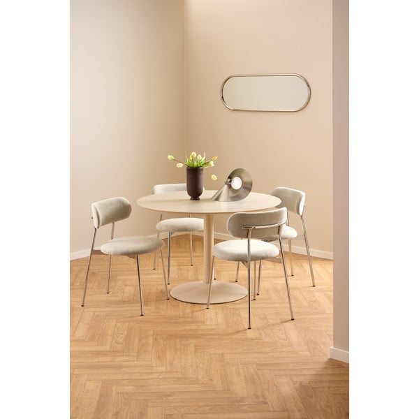 Kremno bel jedilni stol Lyric – Actona-image-2