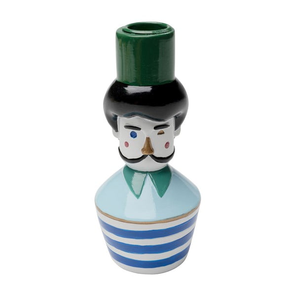 Svečnik iz poliresina Monsieur Mustache – Kare Design
