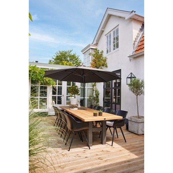 Temno siv senčnik ø 300 cm Shadowflex – Hartman-image-2