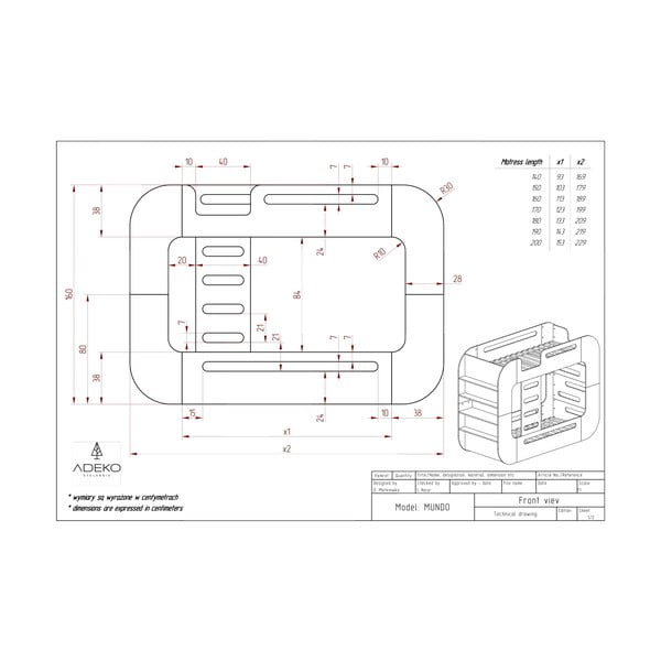 Pograd otroška postelja s prostorom za shranjevanje 90x200 cm v naravni barvi Mundo – Adeko-image-3