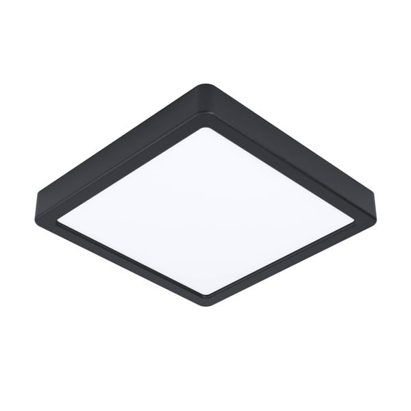 Črna LED stropna svetilka 21x21 cm FUEVA 5 – EGLO