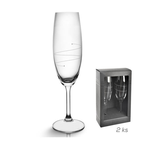 Kozarci za penino v kompletu 2 ks 220 ml – Orion-image-2