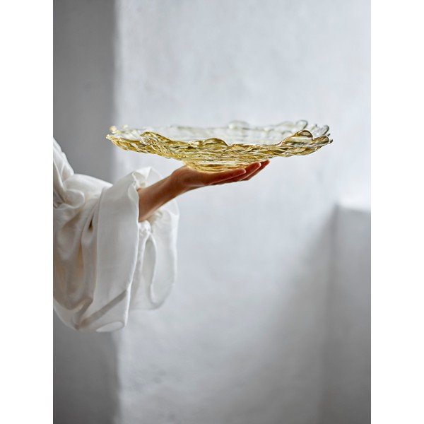 Bež steklena skleda ø 38,5 cm Asimi – Bloomingville-image-2