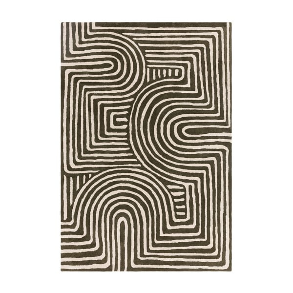 Zelena ročno tkana volnena preproga 160x230 cm Reef – Asiatic Carpets