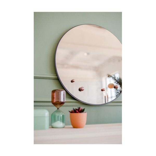 Ogledalo v bronasti barvi EMKO Dew, ø 70 cm-image-1