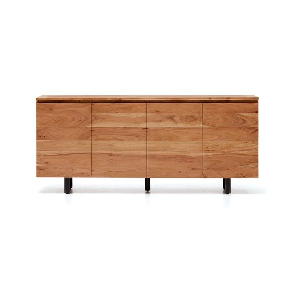 Komoda iz masivne akacije v naravni barvi 200x88x40 cm Uxue – Kave Home