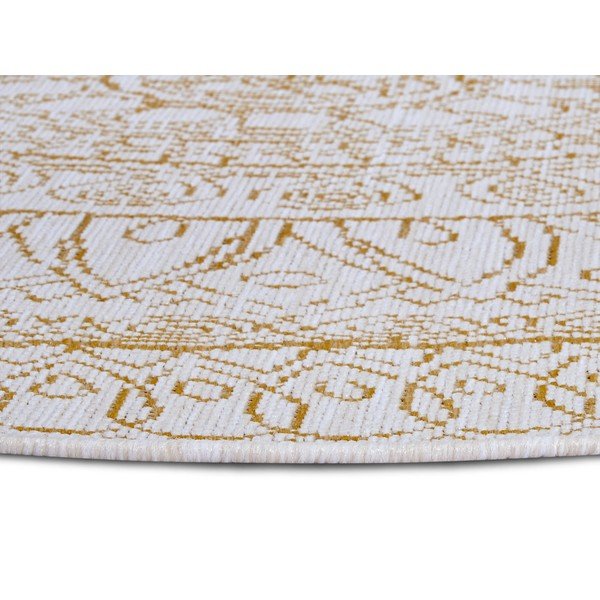 Kremno bela okrogla preproga ø 120 cm Spirit – Hanse Home-image-3