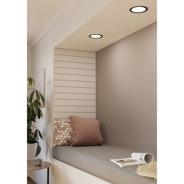 Črna LED vgradna stropna svetilka FUEVA 5 – EGLO-image-1