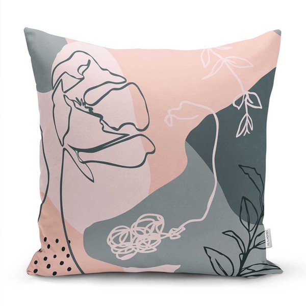 Komplet 4 dekorativnih prevlek za vzglavnik Minimalist Cushion Covers Draw Art, 45 x 45 cm-image-3