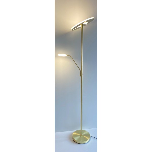 LED zatemnitvena stoječa svetilka v zlati barvi (višina 180 cm) Dent – Fischer & Honsel-image-1