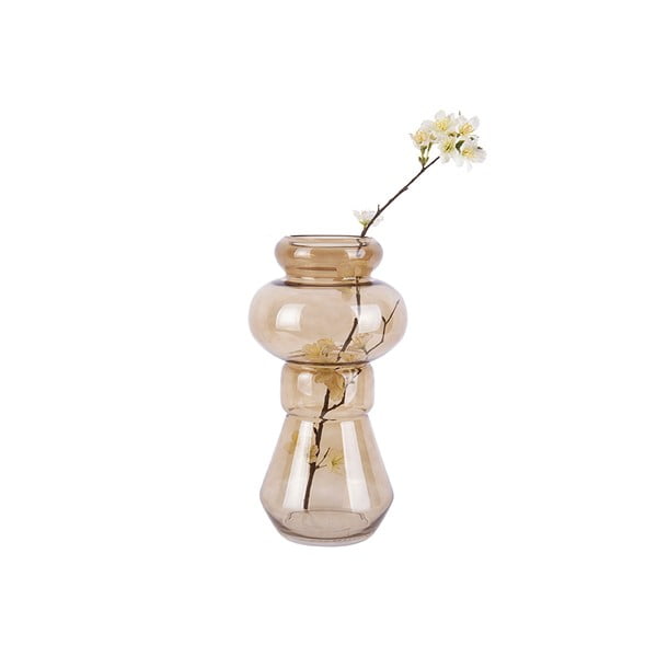Rjava steklena vaza PT LIVING Morgana, višina 35 cm-image-2