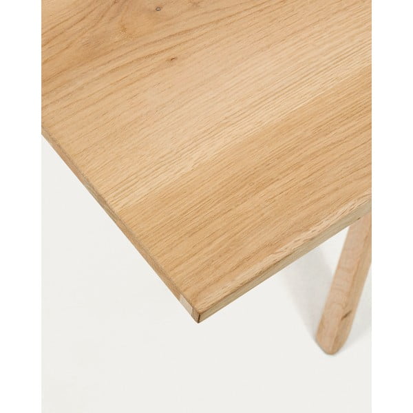 Jedilna miza z mizno ploščo v hrastovem dekorju 100x200 cm Armande – Kave Home-image-3