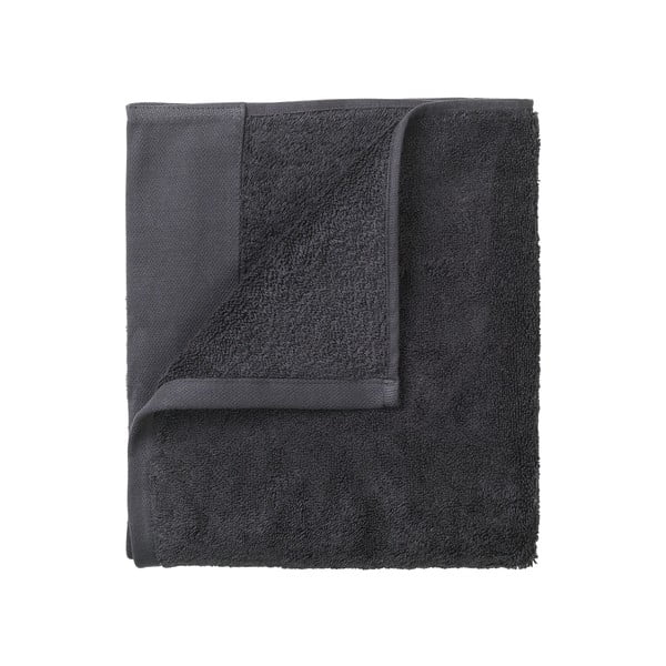 Komplet 4 temno sivih brisač Blomus. 30 x 30 cm