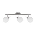 Stropna svetilka v srebrni barvi s steklenim senčnikom 12x62 cm Ghost - Candellux Lighting
