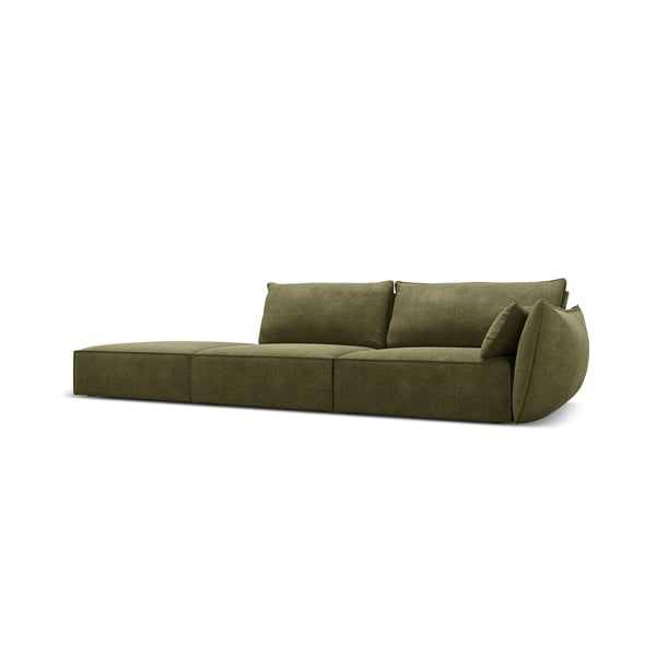 Zelen ležalnik (desni kot) Vanda – Mazzini Sofas-image-2