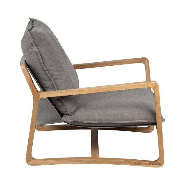 Sivi leseni vrtni stol Azenon - Côté Table-image-3