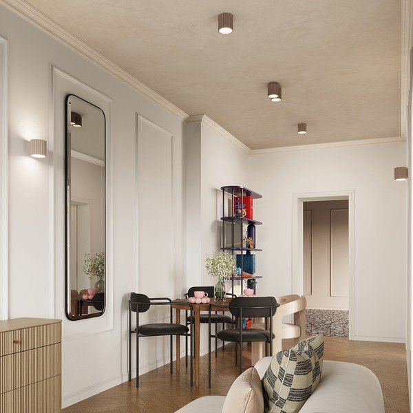 Sivorjava stenska svetilka ø 10 cm Zora – Sollux-image-4