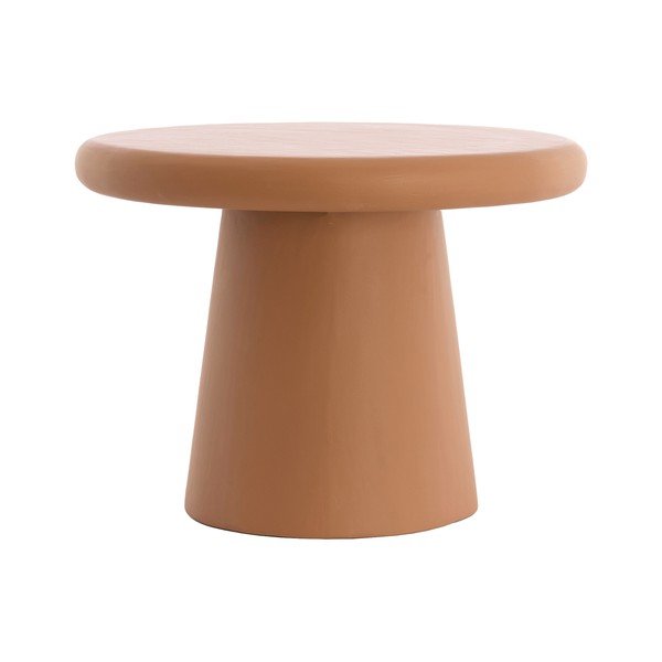 Okrogla klubska mizica v barvi terakote ø 60 cm Kulona – Light & Living