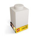 Bela silikonska nočna lučka LEGO® Classic Brick