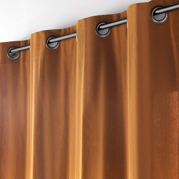 Rjava zavesa 135x260 cm Twily – douceur d'intérieur-image-1