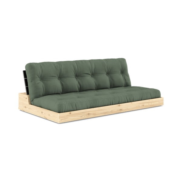 Zelena raztegljiva sedežna garnitura 196 cm Base – Karup Design