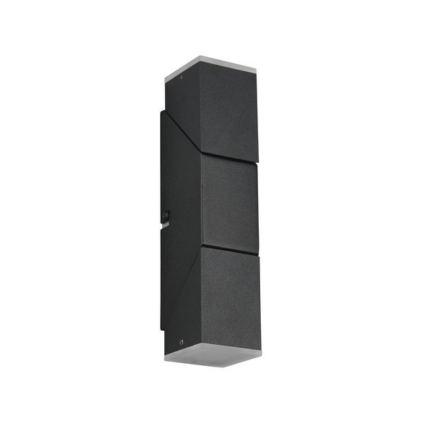 Mat črna LED stenska svetilka Raglan – Trio-image-1