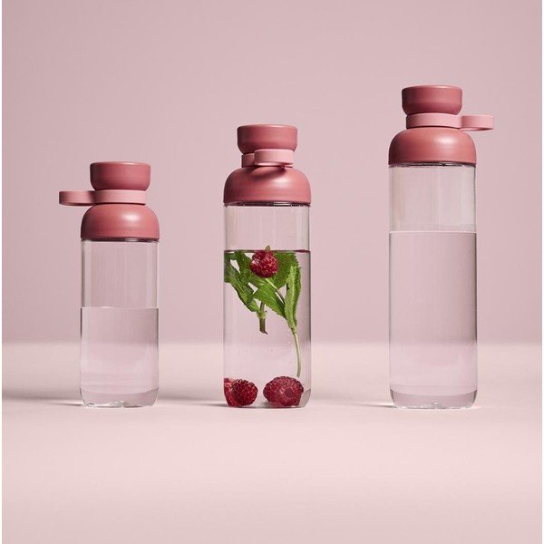 Svetlo rdeča steklenica za vodo iz tritana 900 ml Vita – Mepal-image-1