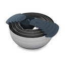 Sijajno srebrne sklede v kompletu 9 ks Nest 100 Collection – Joseph Joseph