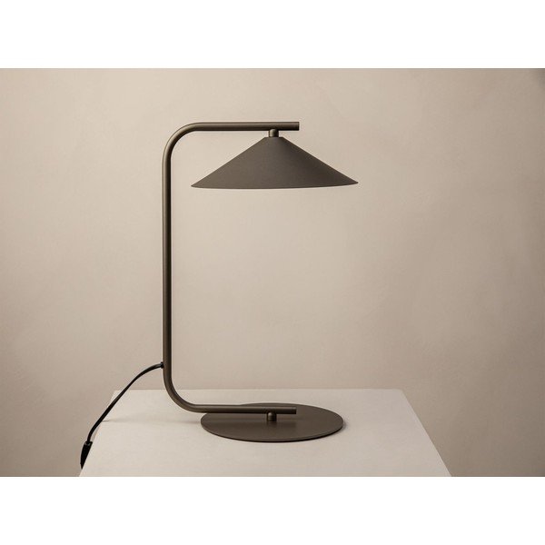Rjava kovinska namizna svetilka (višina 42 cm) Nocte – Micadoni -image-2