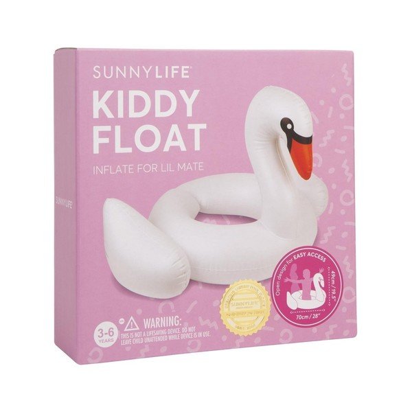 Napihljiva blazina za otroke od 3. leta dalje Sunnylife Swan-image-2